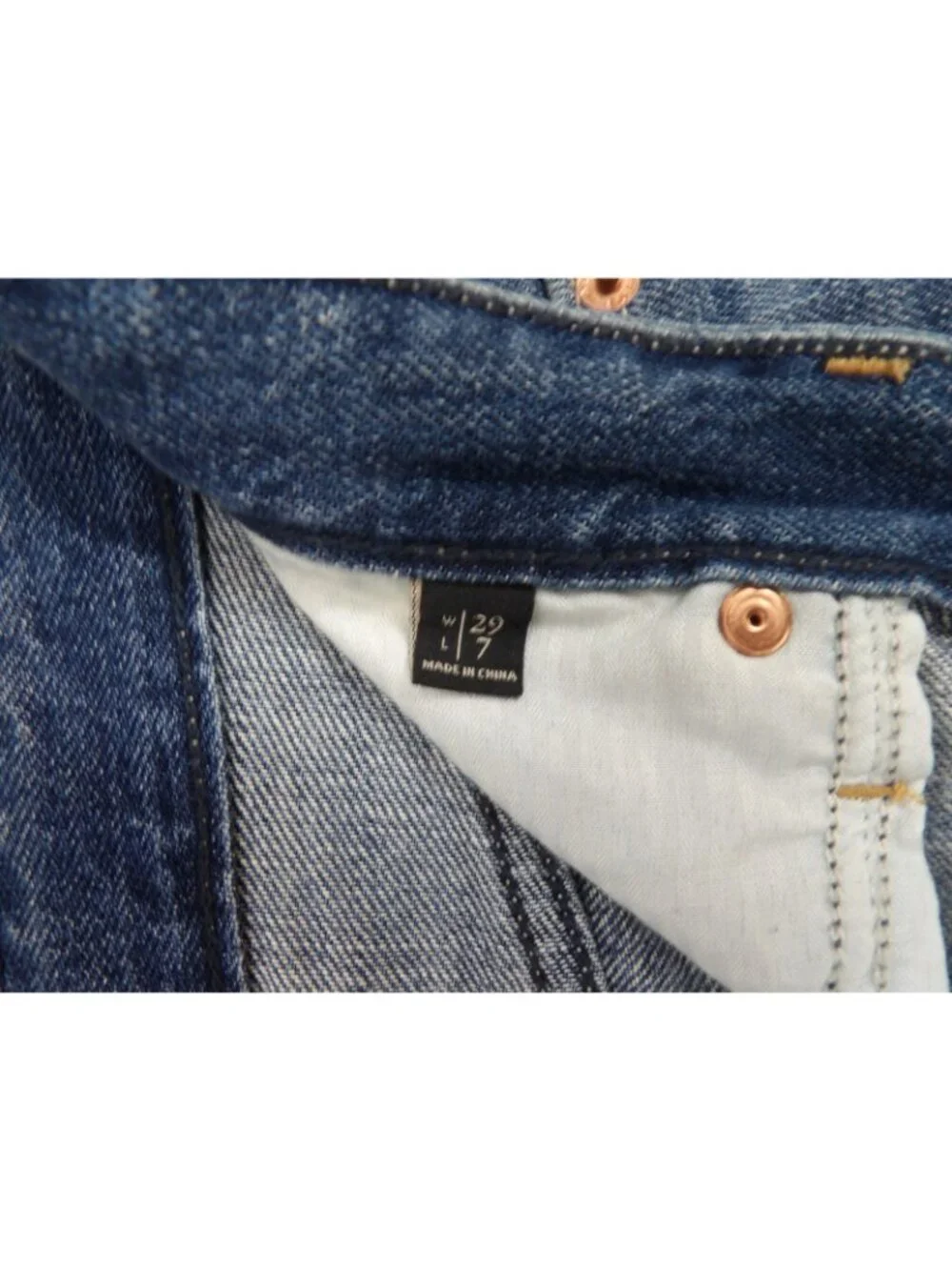 Classic Distressed Blue Denim Jean Shorts